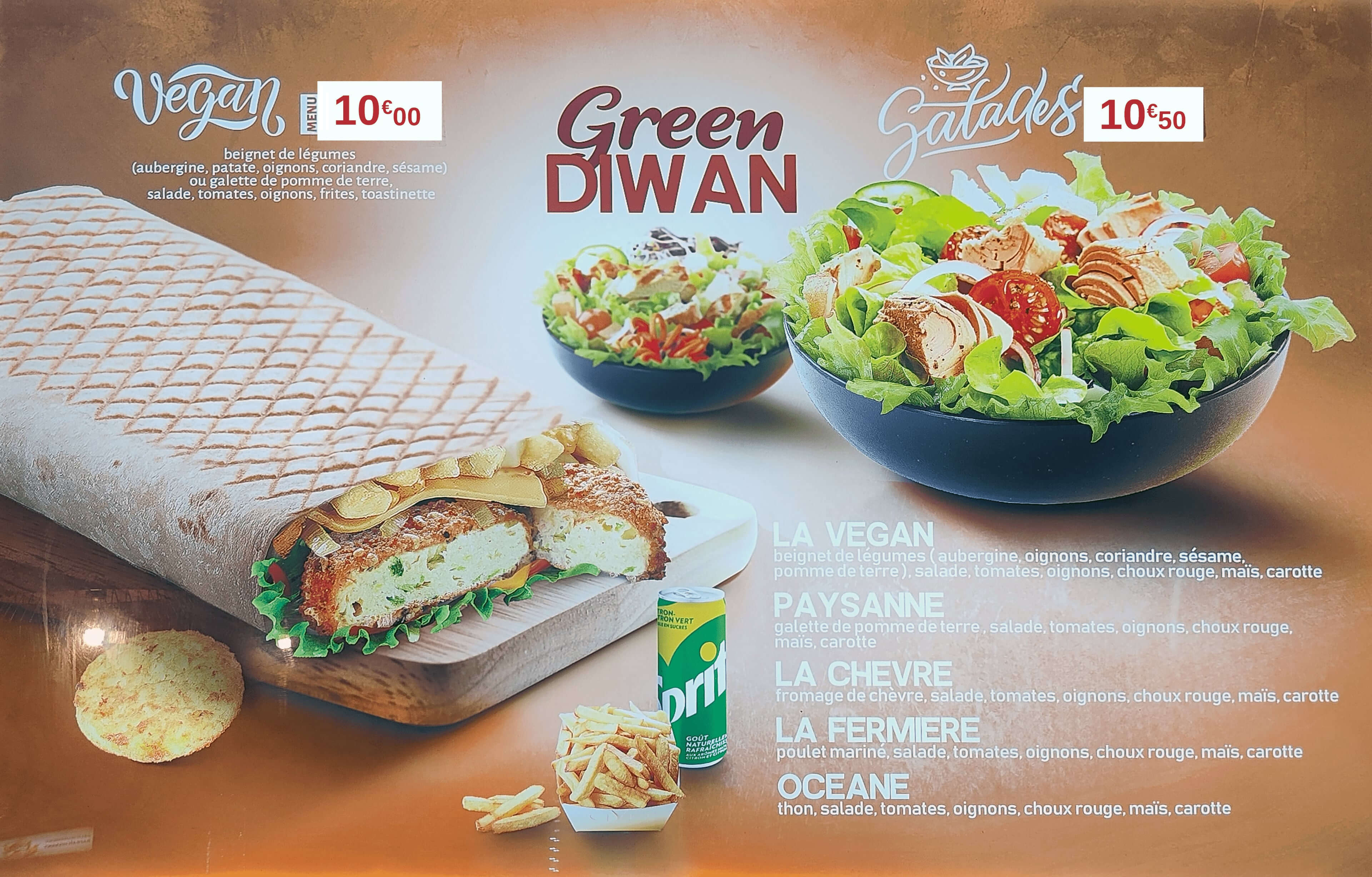 Menu Diwan